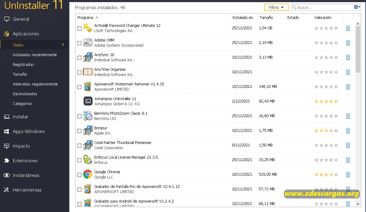 Ashampoo UnInstaller 14 (2024) Full Español [Mega] screenshot