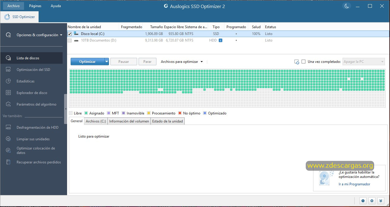 Auslogics SSD Optimizer Pro (2025) Full Español [Mega] screenshot