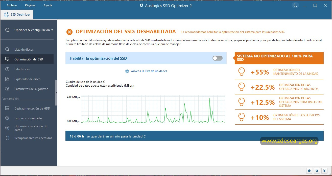 Auslogics SSD Optimizer Pro (2025) Full Español [Mega] screenshot