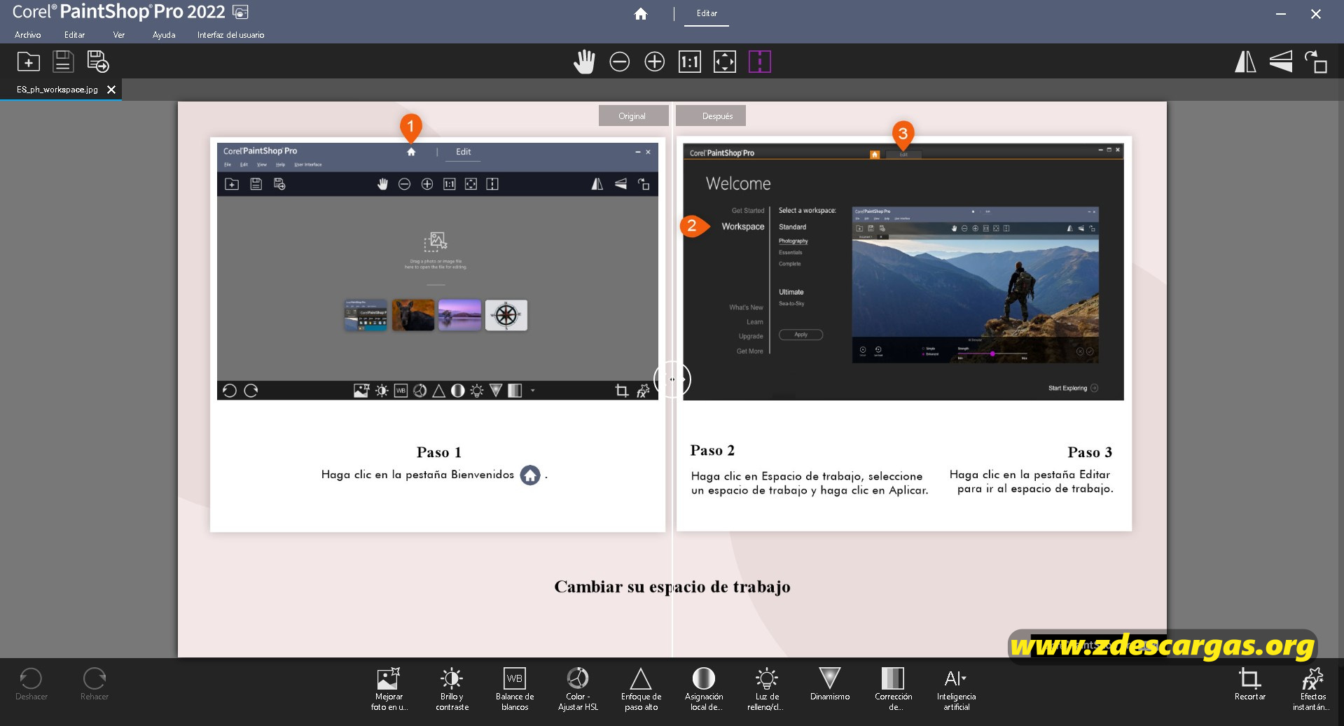 Corel PaintShop Pro 2022 Multilenguaje Español Full [Mega] screenshot