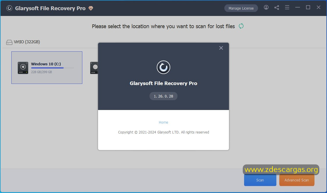 Glarysoft File Recovery Pro (2024) Full Multilenguaje [Mega] screenshot