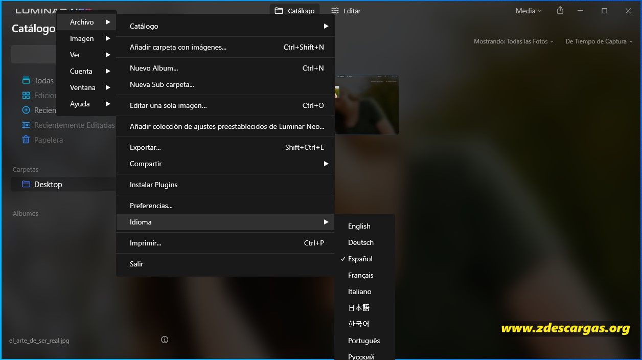 Luminar Neo (2025) Full Multilenguaje Español [Mega] screenshot