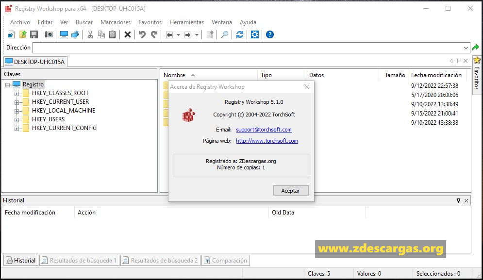 Registry Workshop (2022) Full Multilenguaje [Mega] screenshot