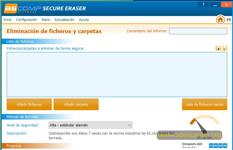 Secure Eraser Professional (2025) Full Español [Mega] screenshot