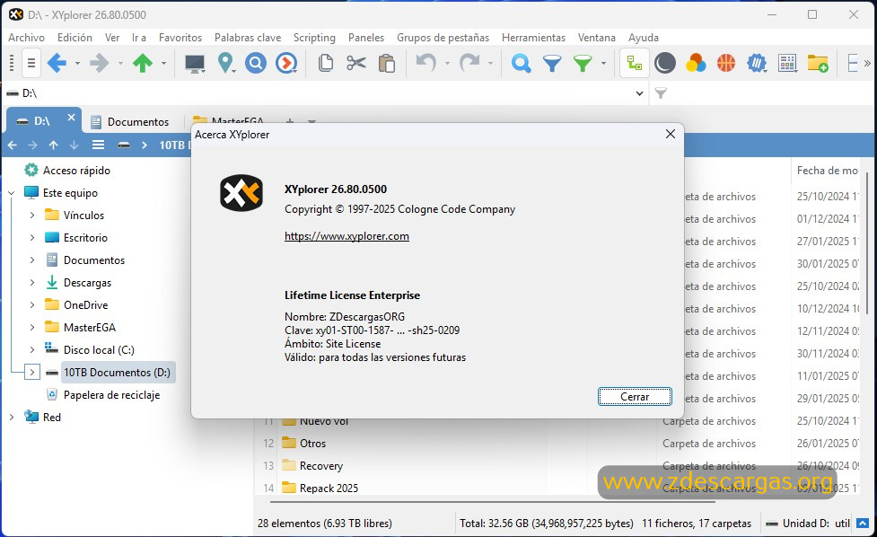 XYplorer (2025) Multilenguaje Full Español [Mega] screenshot